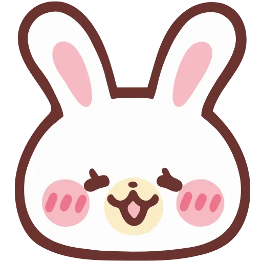 ☺️ Стикер «lovely bunny» для Telegram
