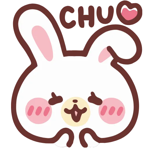 😘 Стикер «lovely bunny» для Telegram