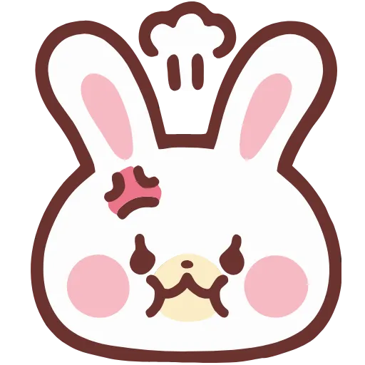😡 Стикер «lovely bunny» для Telegram