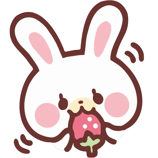Стикер 16 HD lovely bunny - зайка