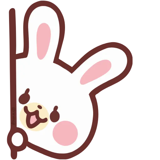 Стикер 21 HD lovely bunny - зайка
