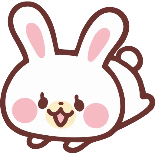Стикер 35 HD lovely bunny - зайка