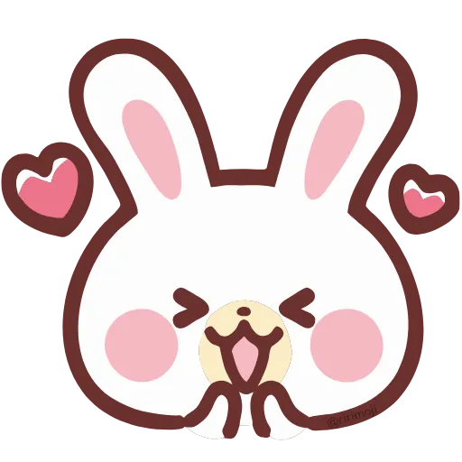 Стикер 31 HD lovely bunny - зайка