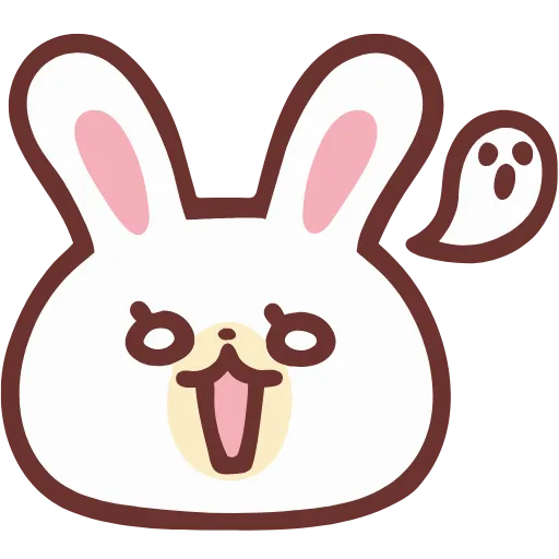 Стикер 28 HD lovely bunny - зайка