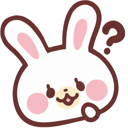 Стикер 13 HD lovely bunny - зайка