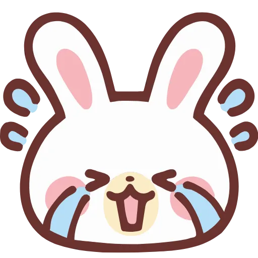 Стикер 4 HD lovely bunny - зайка