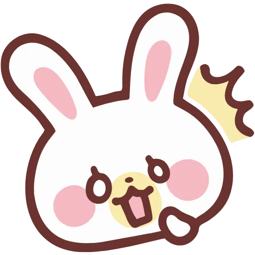 Стикер 24 HD lovely bunny - зайка