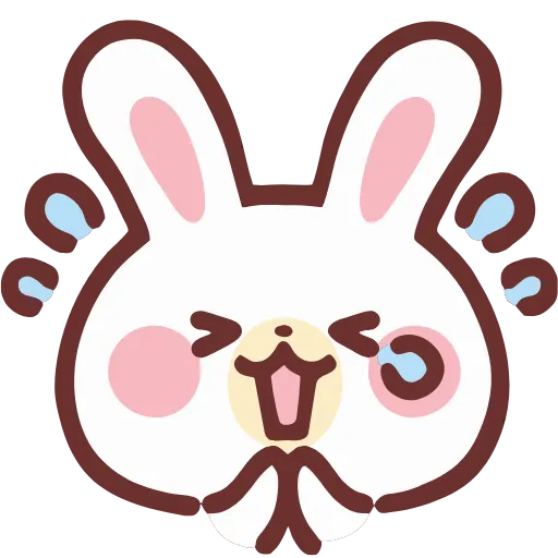 Стикер 15 HD lovely bunny - зайка