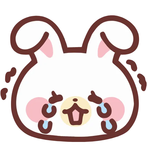 Стикер 9 HD lovely bunny - зайка