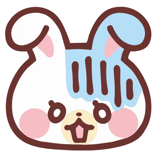 Стикер 26 HD lovely bunny - зайка