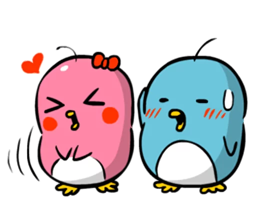 Стикерпак Lovely couple penguins - &;ALPENG&; Ver 2 для Telegram