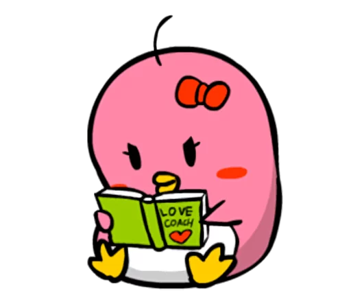 📖 Стикер «Lovely couple penguins - &;ALPENG&; Ver 2» для Telegram