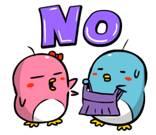 👎 Стикер «Lovely couple penguins - &;ALPENG&; Ver 2» для Telegram