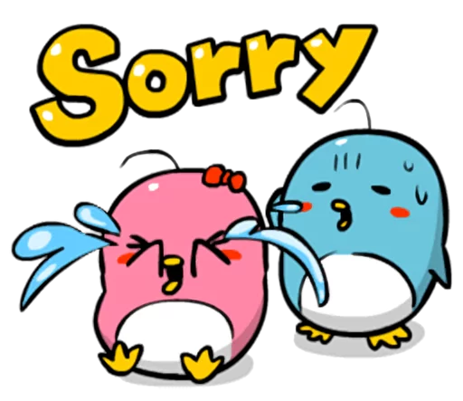 🙇 Стикер «Lovely couple penguins - &;ALPENG&; Ver 2» для Telegram