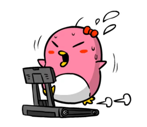 🏃 Стикер «Lovely couple penguins - &;ALPENG&; Ver 2» для Telegram