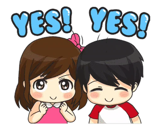 🤝 Стикер «Lovely Couple» для Telegram