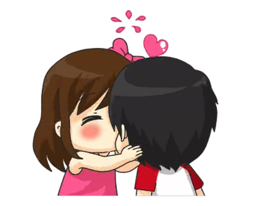 😘 Стикер «Lovely Couple» для Telegram