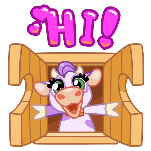 👋 Стикер «Milka» для Telegram