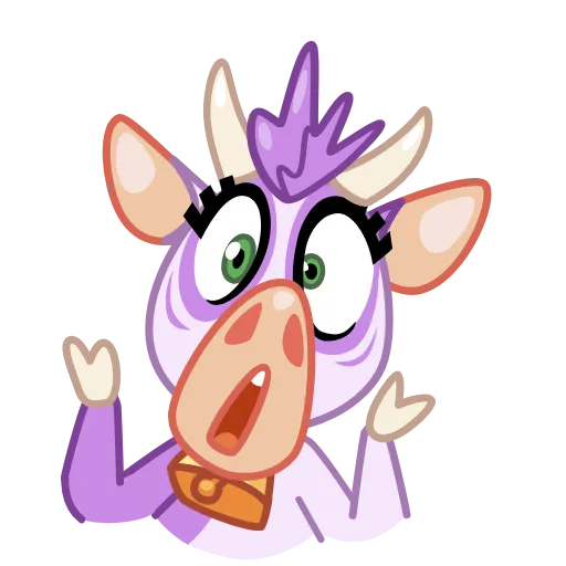 😨 Стикер «Milka» для Telegram
