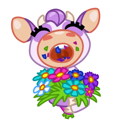 💐 Стикер «Milka» для Telegram