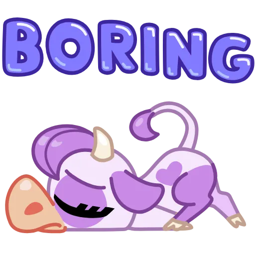 😪 Стикер «Milka» для Telegram
