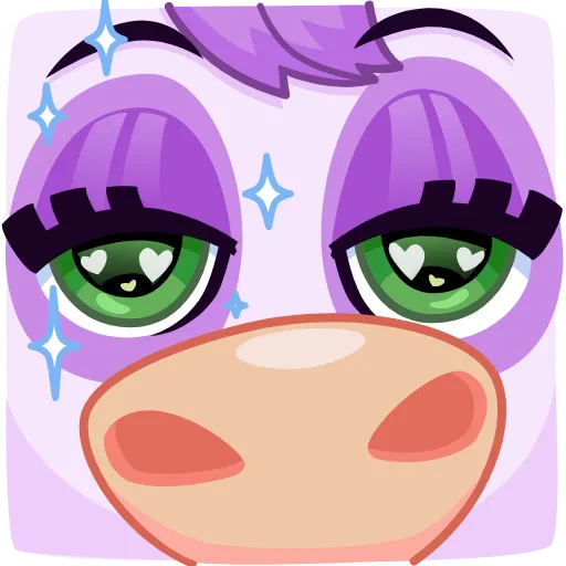 😍 Стикер «Milka» для Telegram