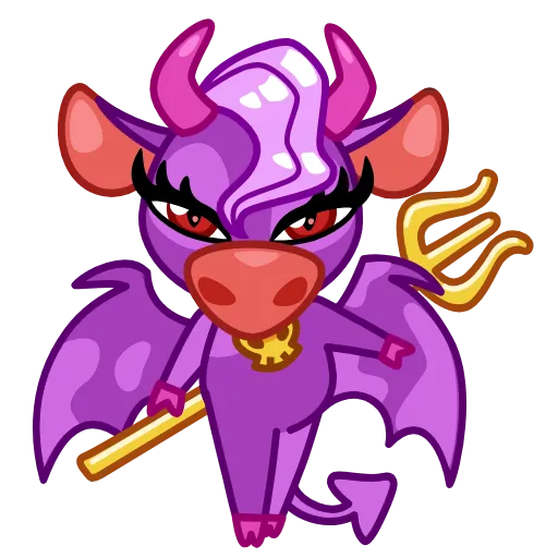 😈 Стикер «Milka» для Telegram