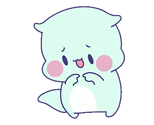 😳 Стикер «?Lovely Dino» для Telegram