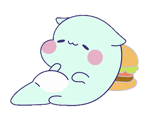 🍔 Стикер «?Lovely Dino» для Telegram