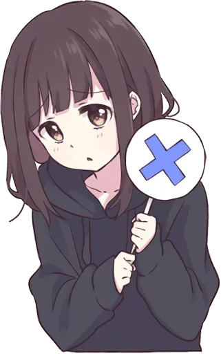 🙁 Стикер «Lovely Girl» для Telegram