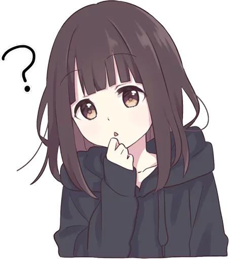 🤔 Стикер «Lovely Girl» для Telegram