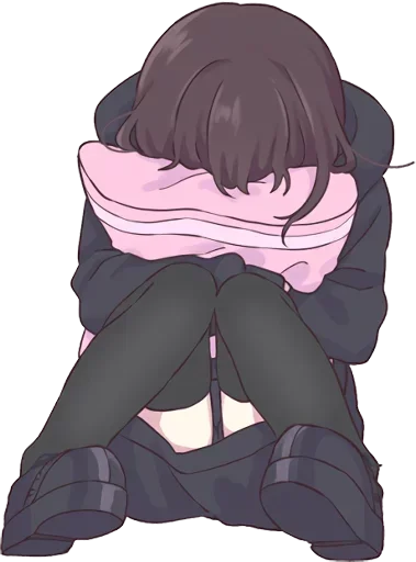 😣 Стикер «Lovely Girl» для Telegram