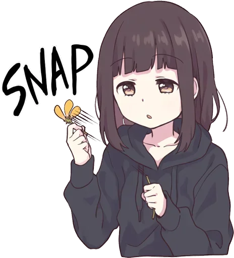 🤔 Стикер «Lovely Girl» для Telegram