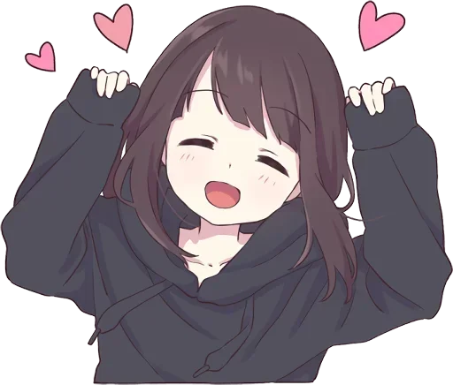 ☺️ Стикер «Lovely Girl» для Telegram