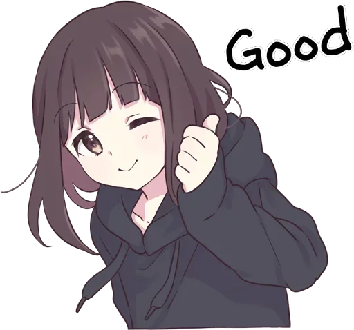 👍 Стикер «Lovely Girl» для Telegram