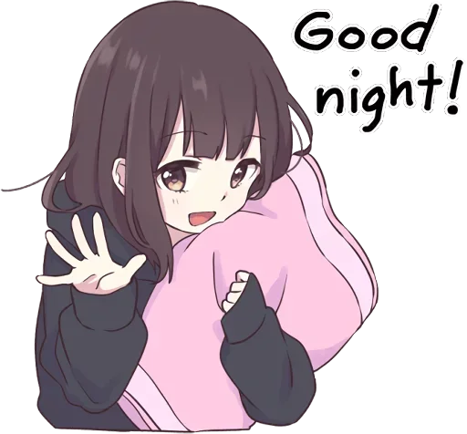 👋 Стикер «Lovely Girl» для Telegram