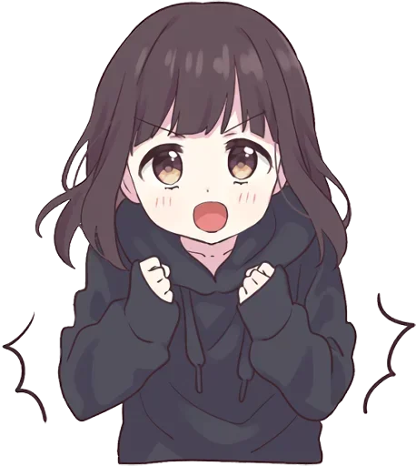 😮 Стикер «Lovely Girl» для Telegram