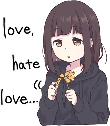 🤔 Стикер «Lovely Girl» для Telegram