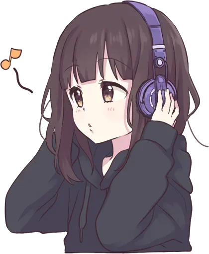 🎵 Стикер «Lovely Girl» для Telegram