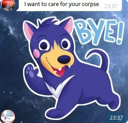 😌 Стикер «Lovely Memes» для Telegram