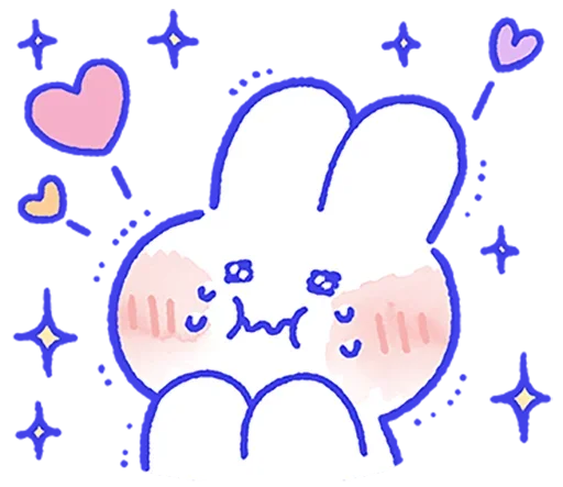 ❤️ Стикер «Lovely Mong Mong» для Telegram