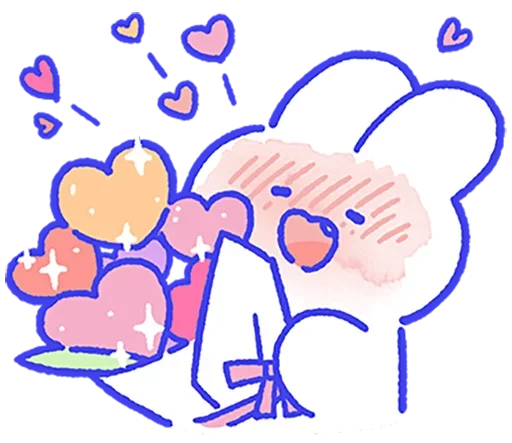 🌺 Стикер «Lovely Mong Mong» для Telegram