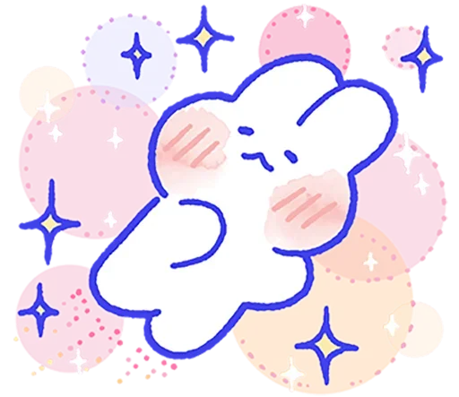 😊 Стикер «Lovely Mong Mong» для Telegram