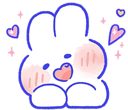 ❤️ Стикер «Lovely Mong Mong» для Telegram