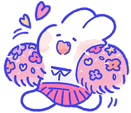 😄 Стикер «Lovely Mong Mong» для Telegram