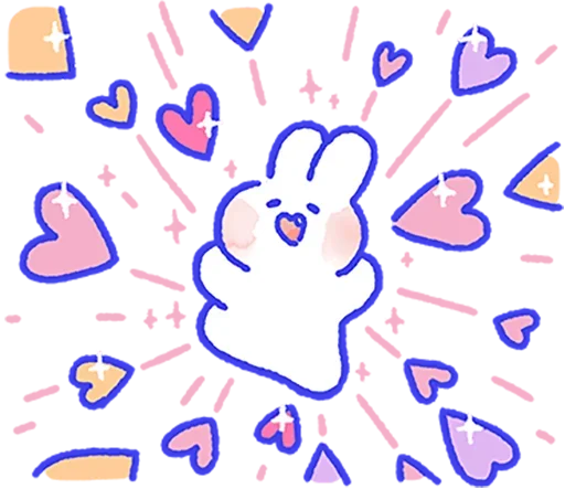 😍 Стикер «Lovely Mong Mong» для Telegram
