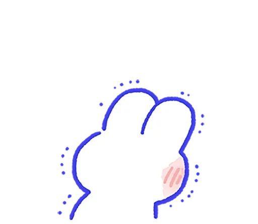😕 Стикер «Lovely Mong Mong» для Telegram
