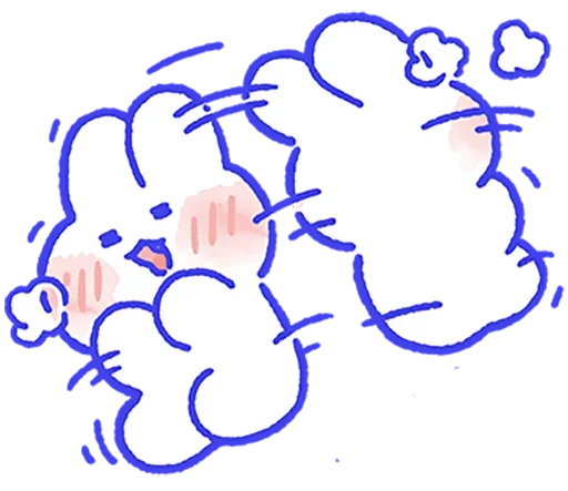 😮‍💨 Стикер «Lovely Mong Mong» для Telegram
