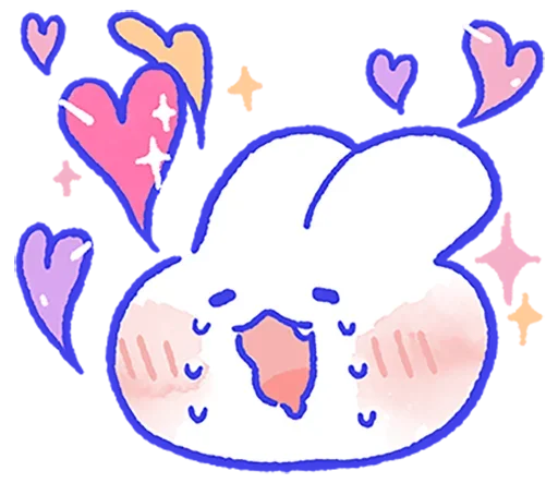 ❤️ Стикер «Lovely Mong Mong» для Telegram