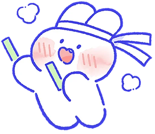 😁 Стикер «Lovely Mong Mong» для Telegram